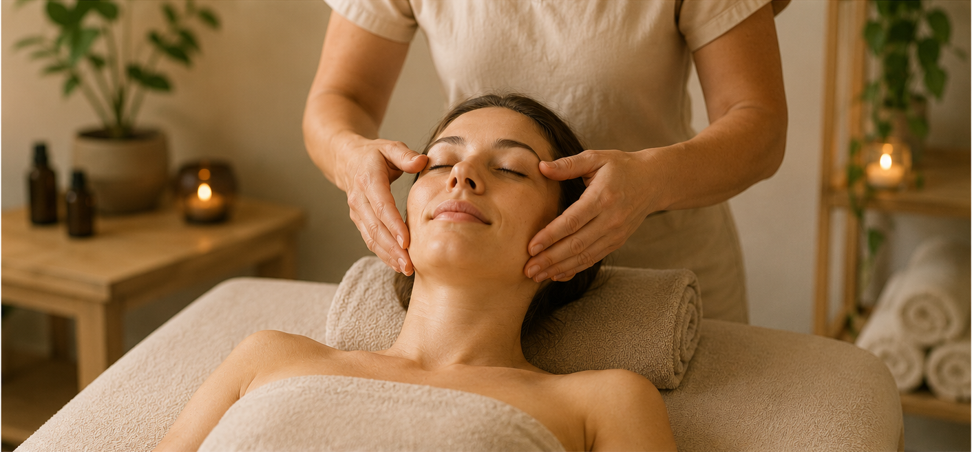 Gesichtsmassage