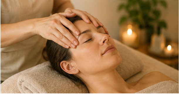 Gesichtsmassage
